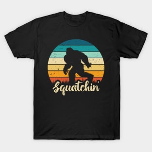 Squatchin' - Bigfoot T-Shirt